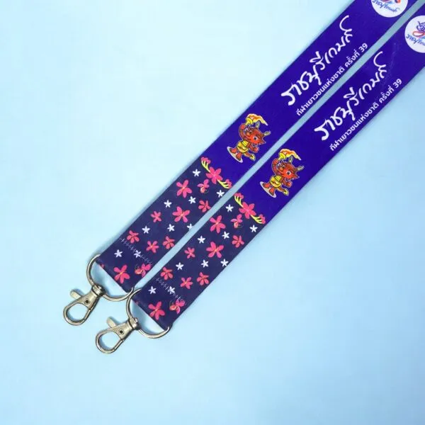 สายริบบิ้นพิมพ์ลาย AdCard สำหรับเหรียญรางวัล