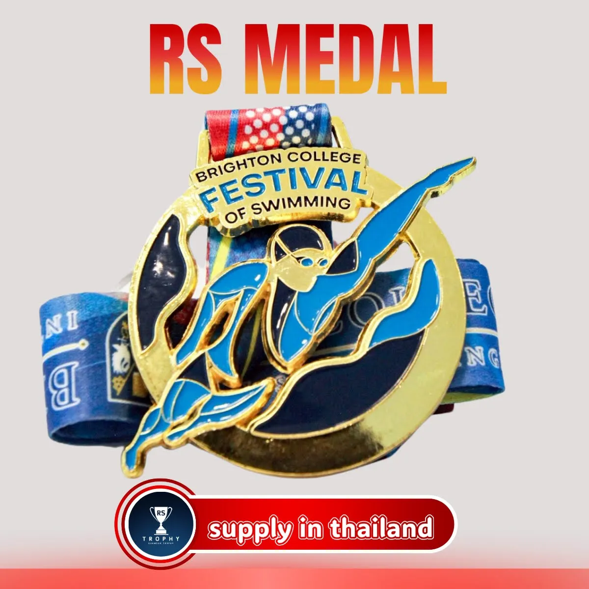 เหรียญรางวัลซิงค์อัลลอย: BRIGHTON COLLEAGE